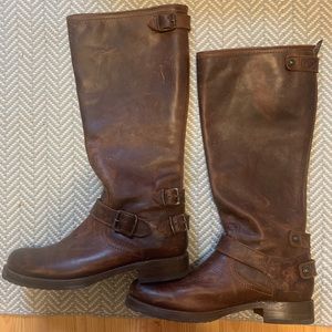 Frye Boots (Veronica Zip-Up)